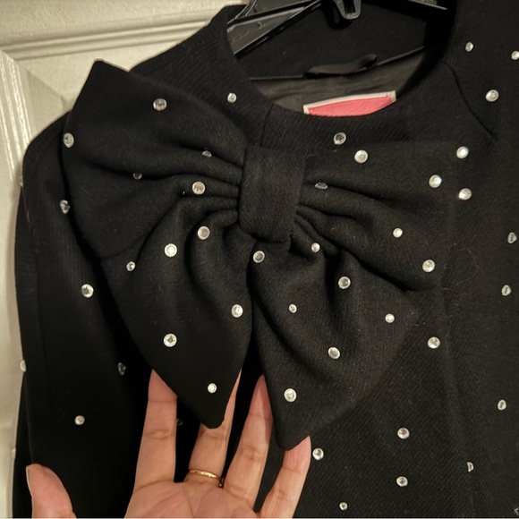 Kate Spade Dorothy Coat Wool blend with bow. Size 8 - Picture 8 of 9